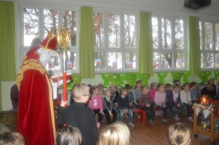 Foto vom Besuch des Nikolaus